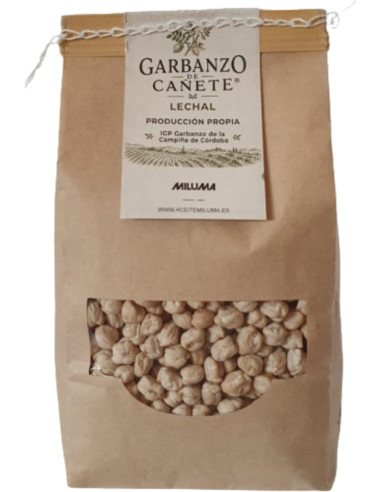 Garbanzo de Cañete ® Lechoso fresco, Cosecha propia. 1, 5 y 10 kg Granel
 Peso-1 kg